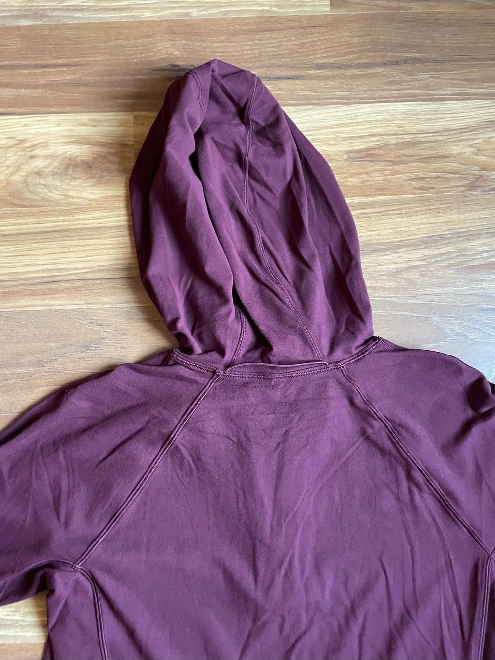 Lululemon Warm Stabilizer 1/2 Zip Hoodie Garnet Women's 6